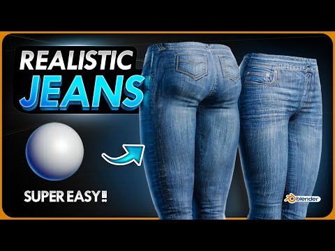 Видео: Как легко моделировать и текстурировать джинсы в Blender (полное руководство)