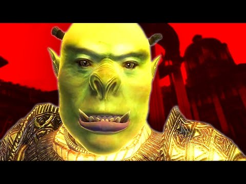 Видео: САМАЯ ГРУБАЯ РАСА В OBLIVION!