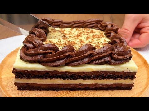 Видео: Новый вкусный домашний десерт за 10 минут! Никакой выпечки и муки! Никаких взбитых сливок!