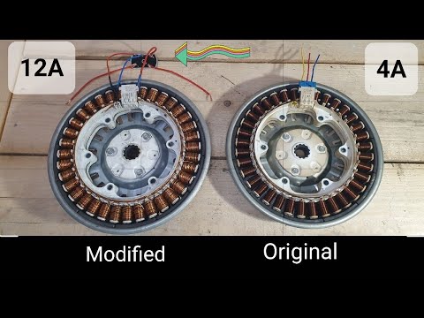 Видео: Двигатель стиральной машины - Ветрогенератор