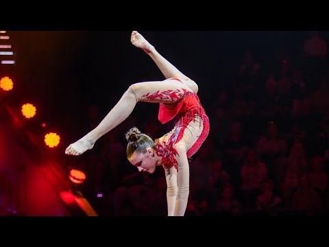 Видео: эквилибр на тростях. Белгосцирк 2023