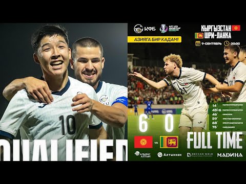 Видео: ГОЛ!!! Кыргыз ФУТБОЛунда ТАРЫХ жаралып 6:0 эсебинде УТУП Азия Кубогуна ЖОЛДОМО алышты - ВИДЕО