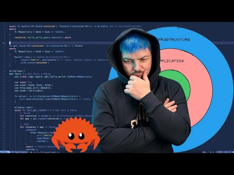 Видео: Рефакторю веб приложение hello world на Rust | CQRS TDD