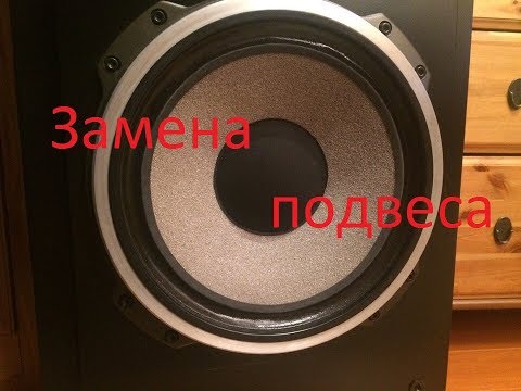 Видео: Ремонт низкочастотного динамика 100ас-060