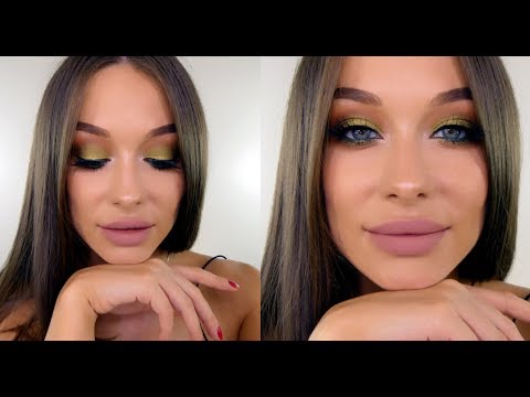 Видео: Коричнево-Зеленый Макияж Глаз