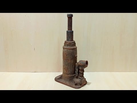 Видео: восстановление бутылочного домкрата 5т/ bottle jack restoration