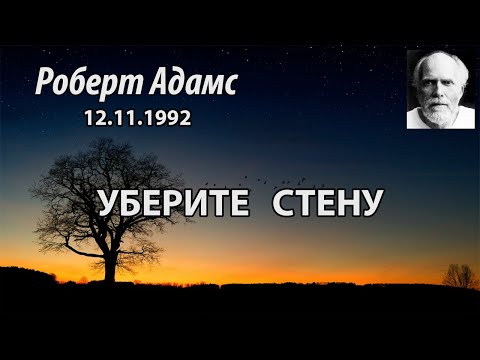 Видео: Уберите стену (Роберт Адамс, НикОшо)