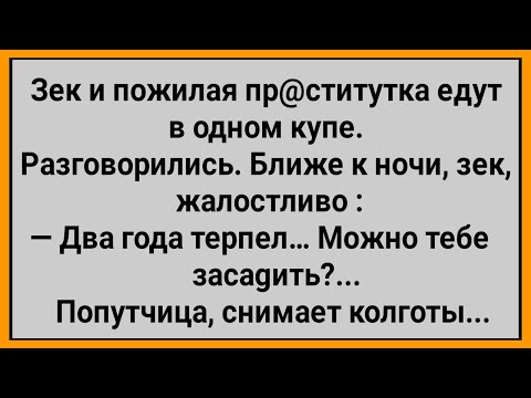 Видео: Как Зек и Пожилая Прститутка в Одном Купе Ехали! Сборник Свежих Анекдотов! Юмор!