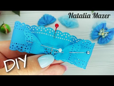 Видео: Ну простой ВАРИАНТ😍МАЛЕНЬКИХ БАНТИКОВ ИЗ ОСТАТКОВ ЛЕНТ ЗА 5 МИНУТ/DIY NATALIA MAZER