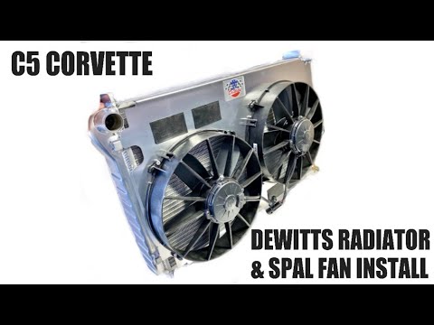 Видео: Установка радиатора C5 DeWitts и вентилятора SPAL