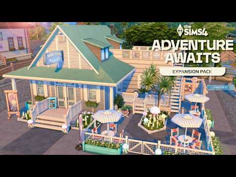 Видео: Бар и лаунж «JAMMIN' JELLYFISH» 🐟 The Sims 4: приключения ждут | скоростной рост