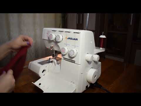 Видео: Узкий краеобметочный шов