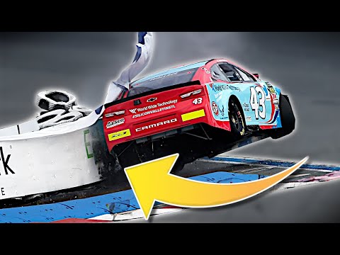 Видео: Странные места на трассах NASCAR