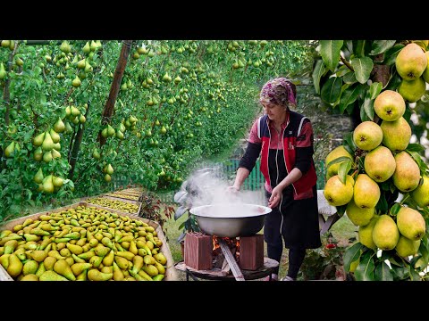 Видео: Как сделать варенье из груш в деревне? Особый рецепт мармелада из свежих груш от деревенской женщины