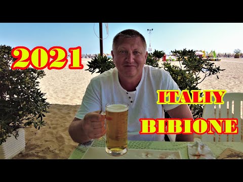 Видео: Ресторан на Пляже. BIBIONE. Италия Июнь 2021. Отпуск в Бибионе.