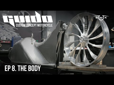 Видео: Концепт кастомайзинга будущего. Мотоцикл GUIDO. 08. Фрезеровка молдингов.