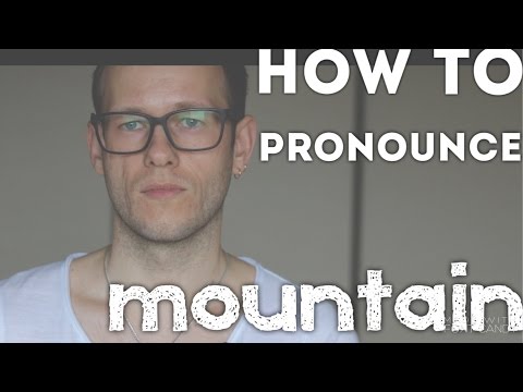 Видео: КАК ПРОИЗНОСИТЬ "MOUNTAIN" по-английски. GLOTTAL STOP