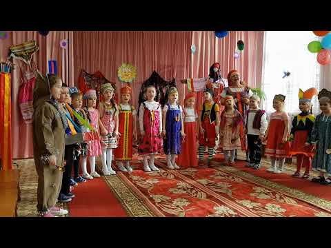 Видео: Народные традиции. Масленица в детском саду. Танцы и хороводы.