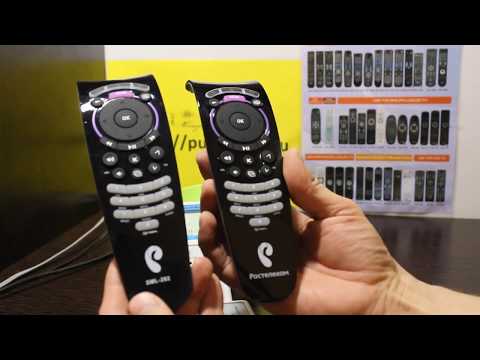 Видео: Настройка на управление телевизором пульта Ростелеком SML-282HD, XY-1355, МТС URC177500-00R00