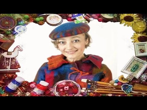 Видео: Мокрое валяние. Создаем берет с имитацией козырка. Мастер класс. Татьяна Лазарева