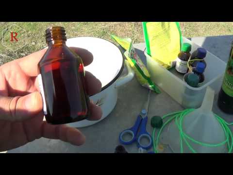 Видео: Эксперимент ЕдК на аптечных настойках против варроатоза