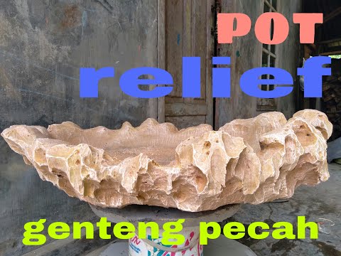 Видео: OPO ..... IKI, Туториал про битую плитку так горшки RELIEF ELOK