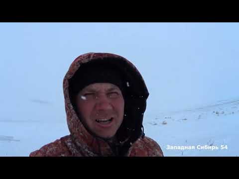 Видео: Рыбалка в метель на реке Карасук.