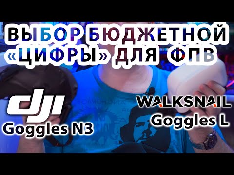 Видео: ТОП  ЦИФРА ДЛЯ ВХОДА В ФПВ ХОББИ. DJI Goggles N3  vs WS AVATAR Goggles L.
