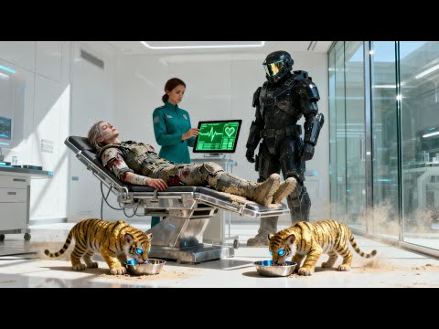 Видео: Элитную гвардию спросили, почему она сначала покормила детенышей, пока медицинское сканирование н...