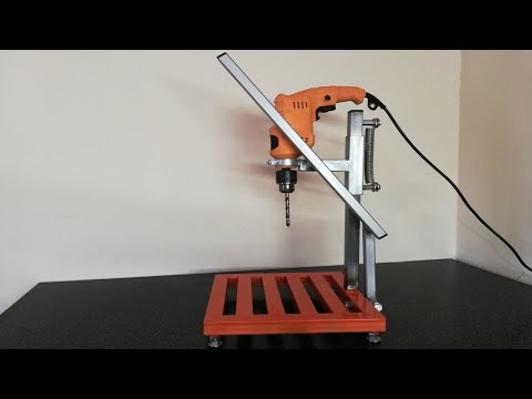 Видео: Стойка для дрели. Homemade Drill press