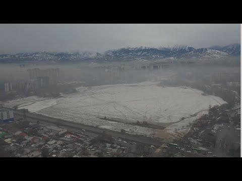 Видео: Механическая очистка Сайрана началась в Алматы