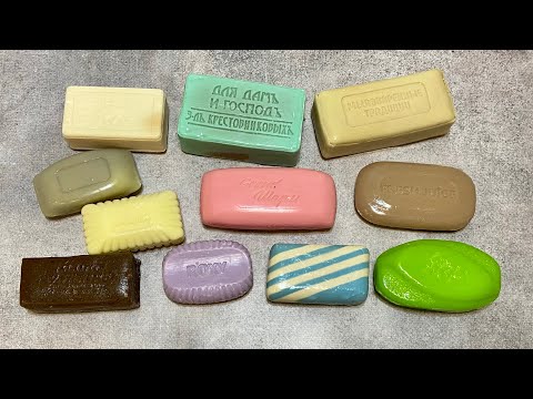 Видео: ASMR Soap/ cutting dry soap/ резка сухого мыла