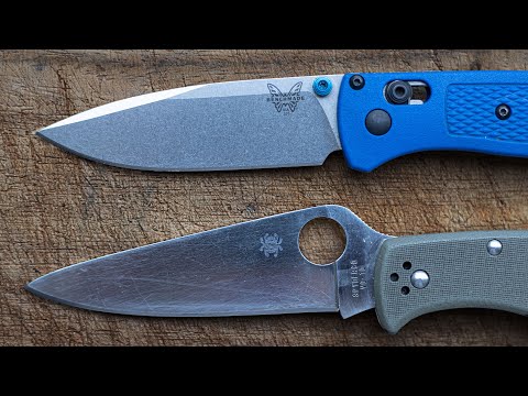 Видео: Benchmade Bugout vs. Spyderco Endura: Тест на кухні. Частина 1