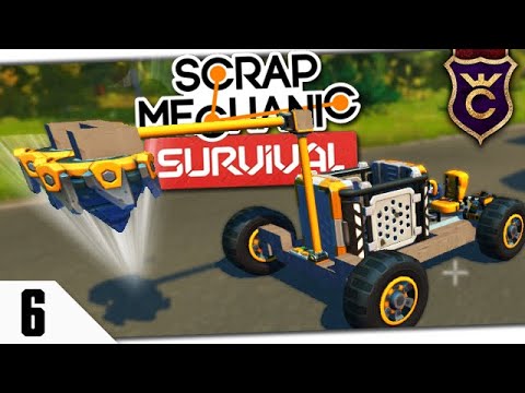 Видео: КРУТОЙ БУР И ХЛОПОК #6 Scrap Mechanic Survival