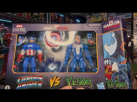 Видео: Капитан Америка против Венома. Распаковка игровой вселенной Marvel Legends.