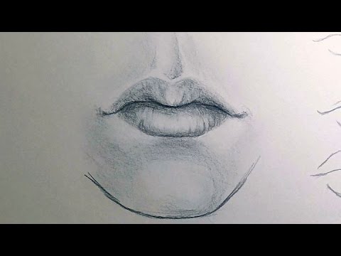 Видео: Как нарисовать рот