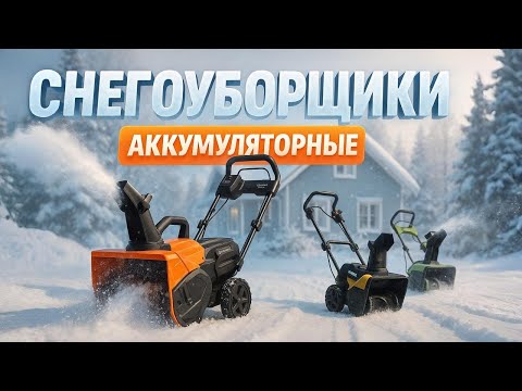 Видео: ❄️ Лучшие аккумуляторные снегоуборщики 2025. Топ-5. Мощные, тихие и без проводов ⚡Рейтинг!
