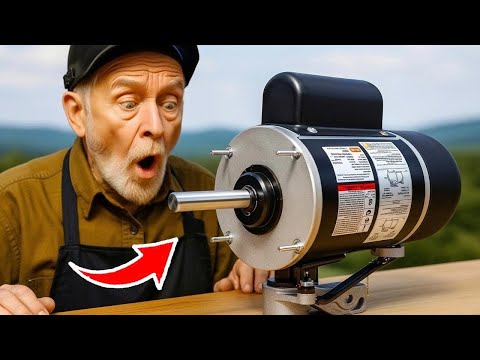 Видео: Скрытая сила в старых электродвигателях вентиляторов! Попробуйте вставить медную трубку, и вас шоки