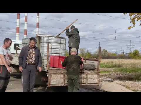 Видео: Зарыбление Заинского водохранилища на средства рыбаков. Инициатор магазин Kama Fishing