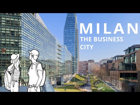 Видео: 4K Милан 🇮🇹 Часть 3: Бизнес-город (маршрут GPX в описании)