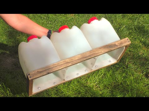 Видео: Достойное Применение Пластиковых Канистр! Сделай и ты себе!