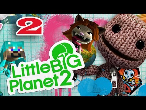 Видео: ч.02 Прохождение Little Big Planet 2 - Первое испытание