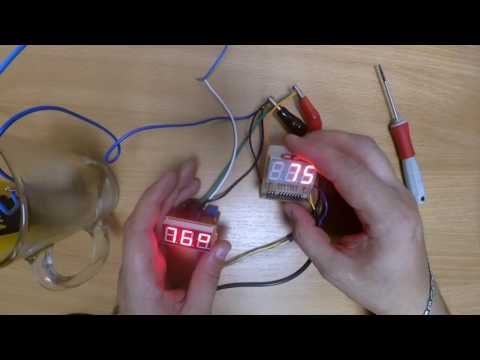 Видео: Цифровой указатель температуры на датчике ТМ-106