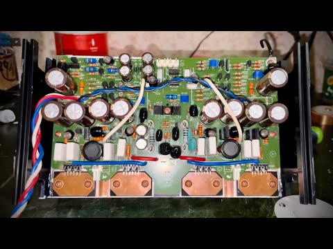 Видео: Sansui au-a907nra (профилактика часть 2.)