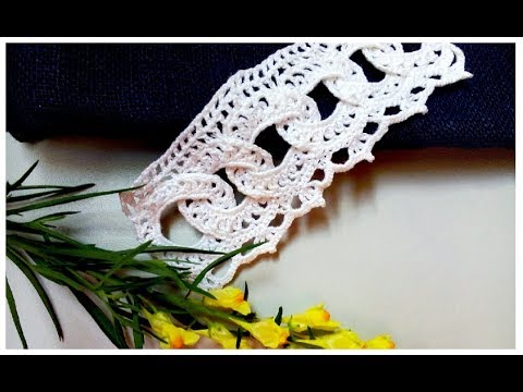 Видео: CROCHET ВORDER vintage lace  EASY КАЙМА ПОД СТАРИННОЕ КРУЖЕВО