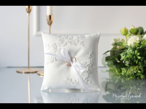 Видео: Как сшить подушечку для колец?
