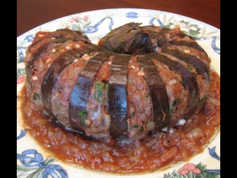 Видео: Баклажан - гармошка с мясом