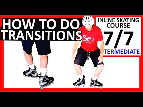 Видео: Переходы на роликовых коньках КАК делать переходы на роликовых коньках | переходы вперед и назад