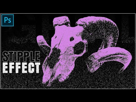 Видео: Создание эффекта пунктира в Photoshop