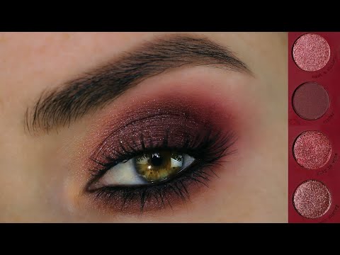 Видео: МАКИЯЖ ГЛАЗ ДЛЯ НОВИЧКОВ/ ВИШНЕВЫЙ СМОКИ МАКИЯЖ ЗА 5 МИНУТ/ БОРДОВЫЙ МОНО СМОКИ